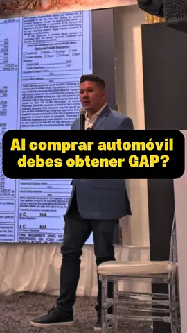 Debes comprar el GAP Insurance?  El seguro GAP (protección garantizada para automóvil) es una cobertura opcional que paga la diferencia entre el valor actual de mercado de tu vehículo y el saldo de tu préstamo o arrendamiento en caso de pérdida total. Este seguro cubre la 