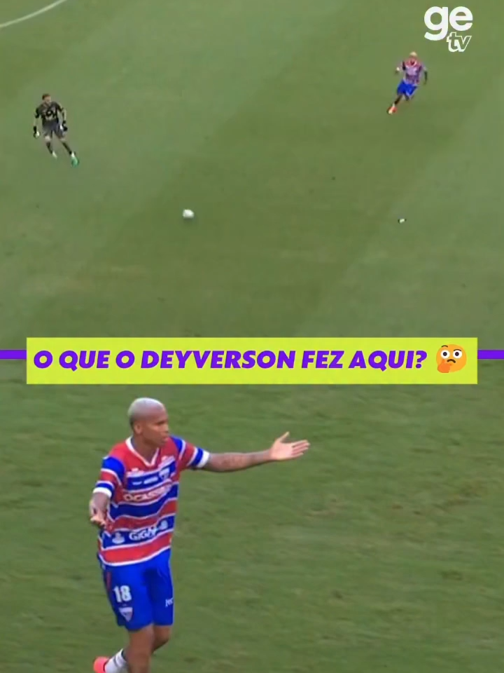 UÉ? 😂 O juizão já havia paralisado a partida após uma falta. Mas o Deyverson partiu correndo pro gol do Sport e quase causou uma confusão. Pouco depois, o próprio Deyvinho bateu o lateral e devolveu a bola pro Sport, contra o Fortaleza. ▶️ Assista ao melhor do Brasileirão na ge tv! #sport #fortaleza #brasileirao #futebol #getv