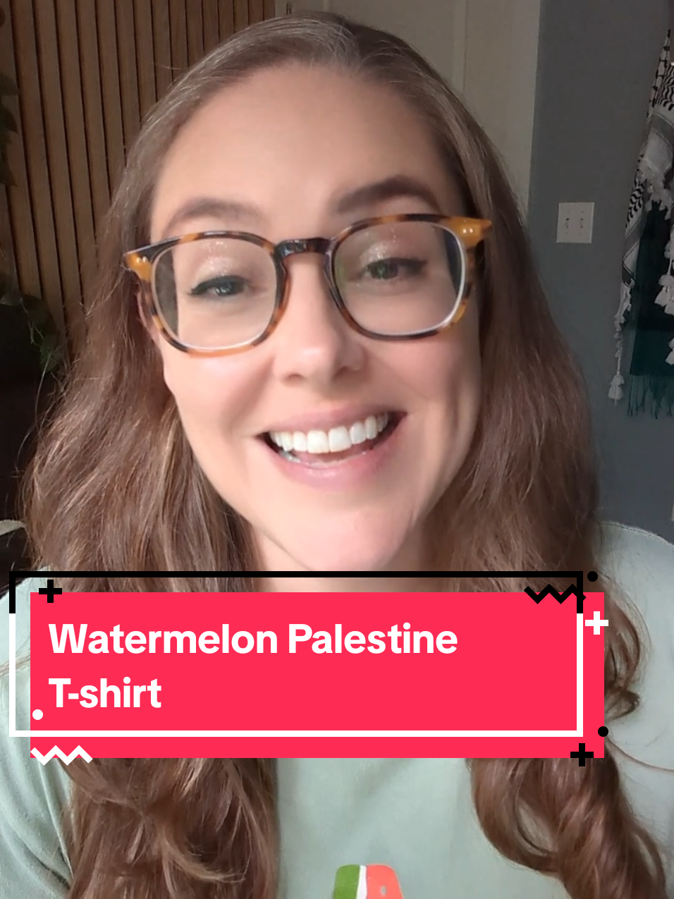 Do you have a favorite piece of clothing that you wear as often as possible? This watermelon Palestine T-shirt is one of my favorites and I wear it all the time!  Please support Hiba and her family - her cousin Nasma runs this account for them if you would like to follow along for updates from the family: @نسما 🔻💚🇵🇸  #watermelon  #tshirt  #musthave  #freepalestine 