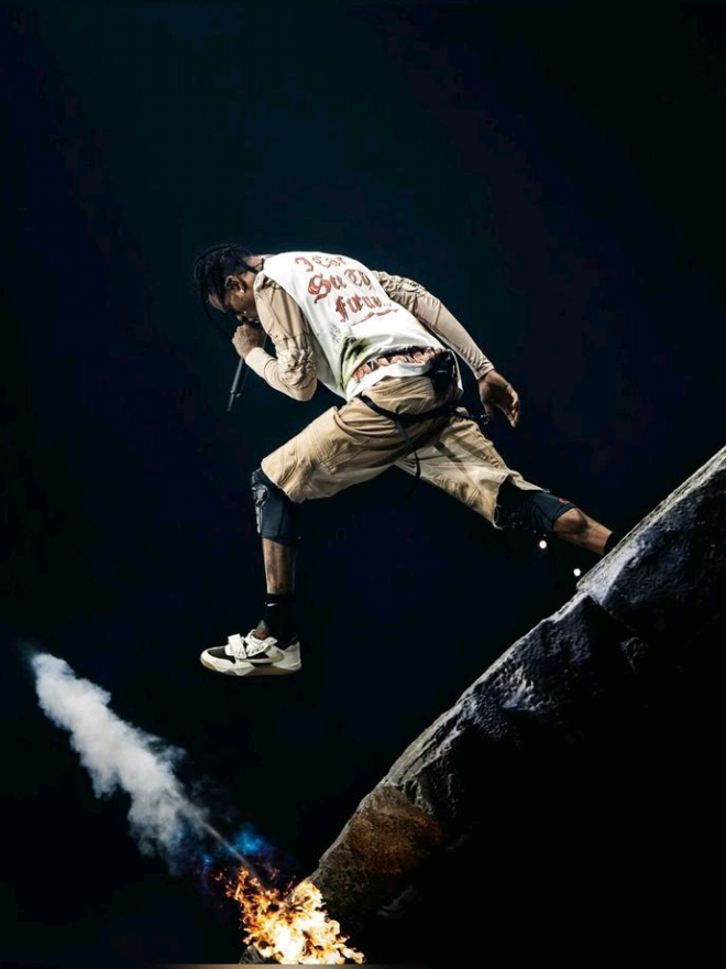 سامع مين عالبيت دا ؟ TRAVIS SCOTT TYPE BEAT  ( PROD WOLV ) #fyp #viral #viralvideo #music #trending 