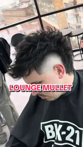 LOUNGE MULLET ⚡️#mullet #barber #montevideo #fyp #barbershop 