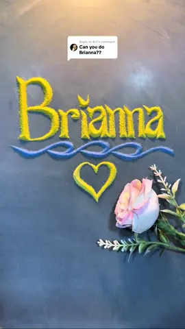 Replying to @Brii Brianna name request done ☑️❤️💕 Please follow and comment name 🥰