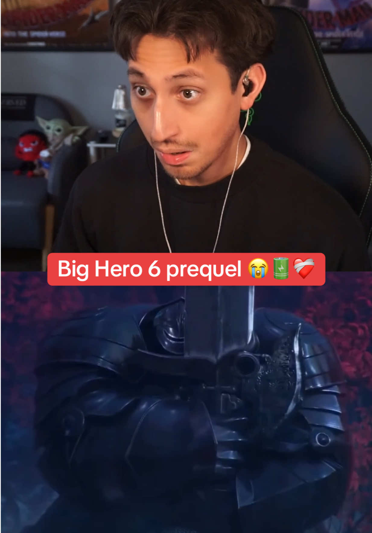 Nah ts looks fire bro 😭😭🙏🏼 #blackknight #bighero6 #baymax #thecinematicuniverse 