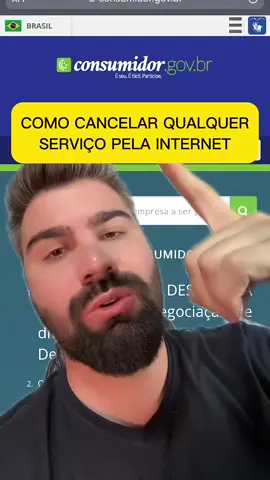 COMO CANCELAR QUALQUER SERVIÇO PELA INTERNET