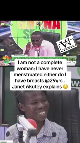 #I am not a complete woman; I have never menstruated either do I have breasts @29yrs . Janet Akutey explains 🤔 #LawsonTV #lawson963fm #ghanasesen #kwametanko #intersexawareness #tranding #goviral #fyp 
