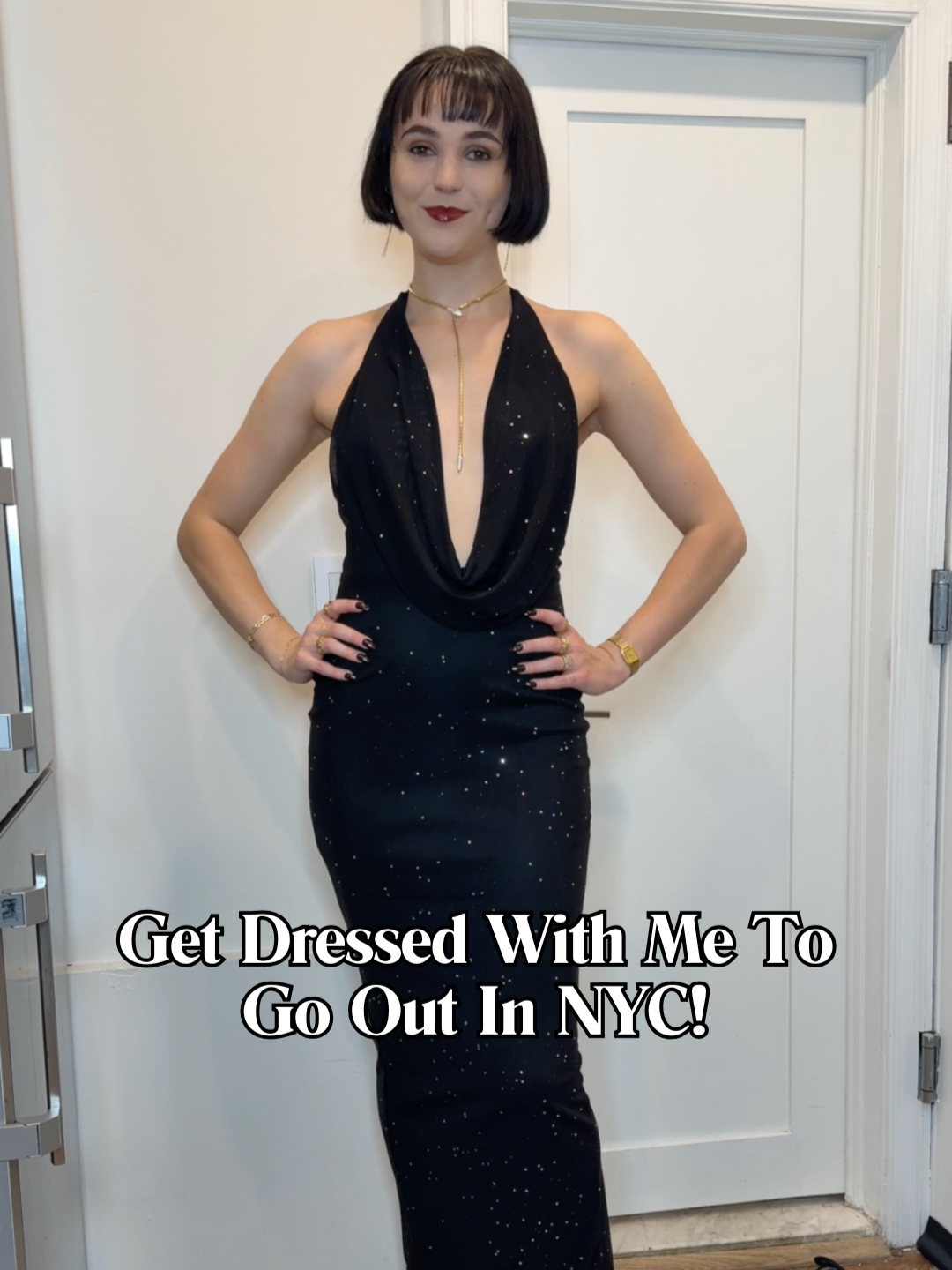 Get dressed with me to go out in NYC! #nycinfluencer #nycnightout #chitchatgrwm #bangs #bobhaircut #nyclife #haircutfail #OOTD #outfitinspo #styleinspo #nightoutoutfit