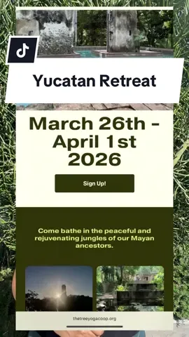 Here’s your invitation to The Tree’s first international retreat, happening March 26th to April 1st, 2026 in Yucatán Mexico!! Rita @rita_la_yogui is 1 of 5 guides throughout this connection to ancestral practices in Shambalanté - an eco-friendly, sustainable retreat center in the heart of the Mayan Jungle.  Offerings include: 🌀 Yogic meditation, philosophy, & asana with @_janajanelle_  🌀 Kemetic asana with @anuwolley  🌀 Toltec philosophy, recapitulación, kinam classes, & Tlako building workshop with @rita_la_yogui  🌀 Herbal medicine workshop led by @comptonhealthbar  🌀 Flor y canto workshop with @ahmorosa.presencia  🌀 Temazcal  🌀 Mayan massage  🌀 Trip to a sacred archeological site & cenote  Learn more about Shambalante, accommodation options, travel, and pricing at thetreeyogacoop.org/yucatan-retreat And email rita@thetreeyogacoop.org with any additional questions.  #yucatán #yogaretreat #2026 #kemetic #kinam #toltec #yogaretreatmexico #temazcales 