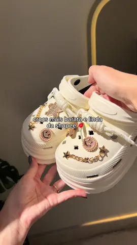 LINK NA BIO NA ABA DA “SHOPEE” ✨ #crocs #shopee #shopeebr #compras 