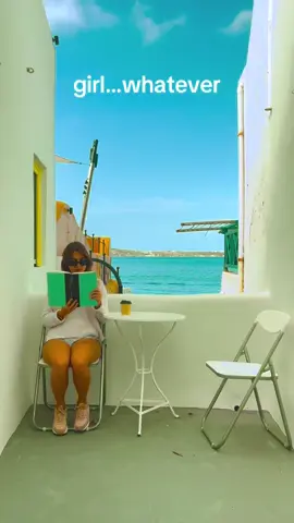 Just a girl and a book in Greece 