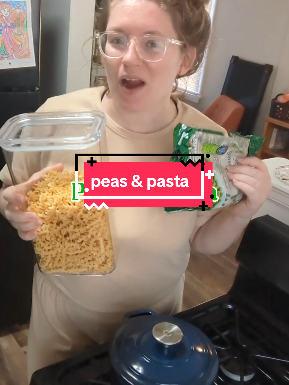 butter makes everything betterrr #easydinner #peasandpasta 