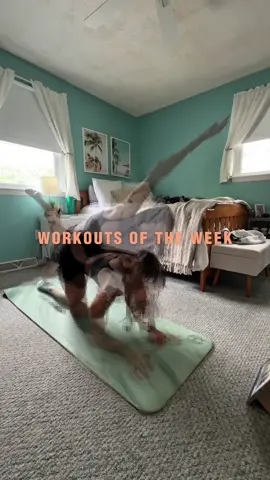 Workouts from this week!! A lot of walking! — #workout #workoutroutine #workoutsoftheweek #workoutsforbeginners #microinfluencer 