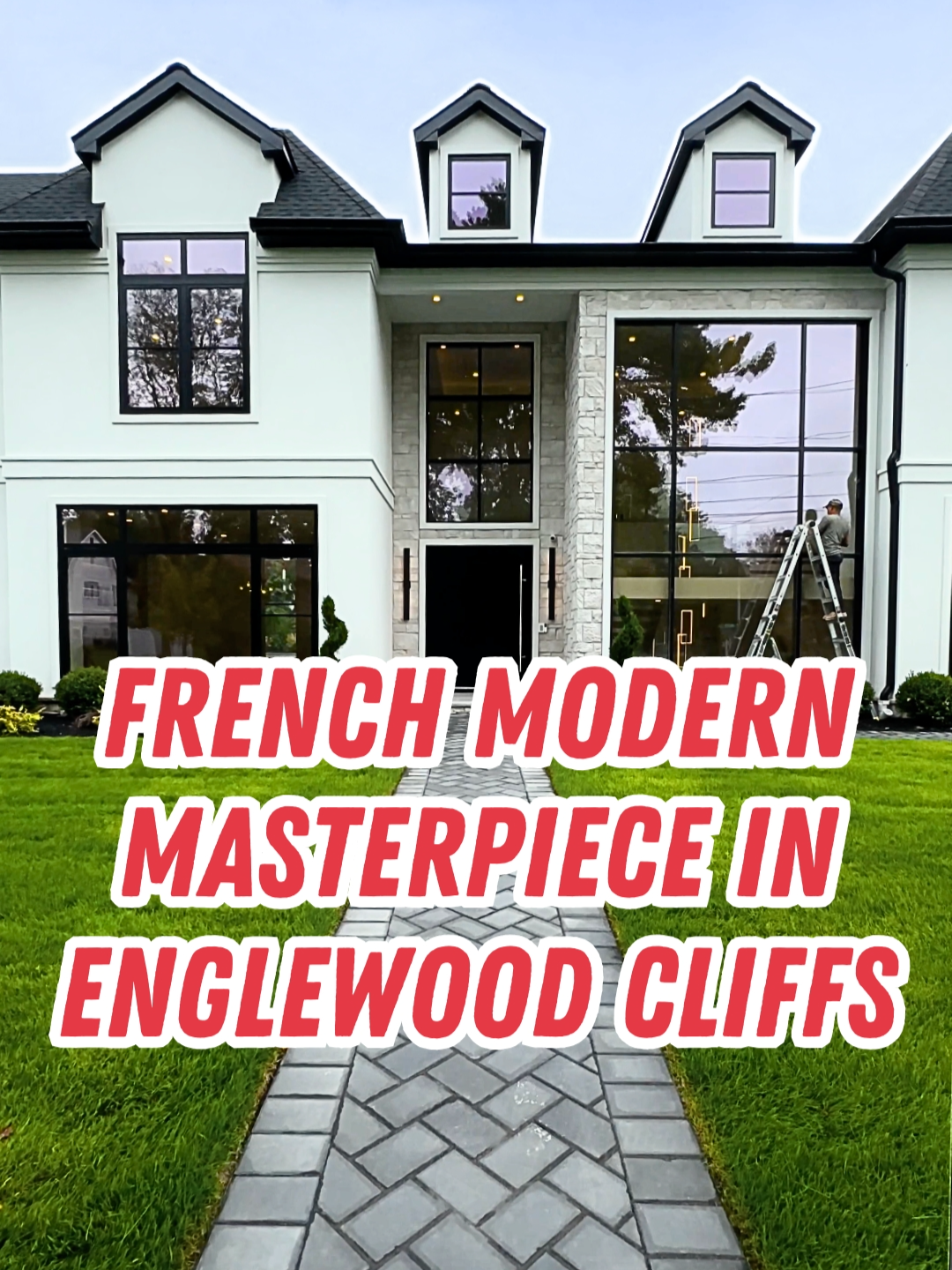 New Jersey suburbs. Newly Built French Modern 15 Minutes From NYC in Englewood Cliffs NJ. The best New Jersey real estate for both location and lifestyle is in Bergen County. This home comes with a premium socioeconomic community, top schools, access to NYC, and endless possibilities. Listed by Avi Zvulun of RE/MAX. #englewoodcliffs#englewoodcliffsnj#newjerseyrealestate#bergencounty#hometour