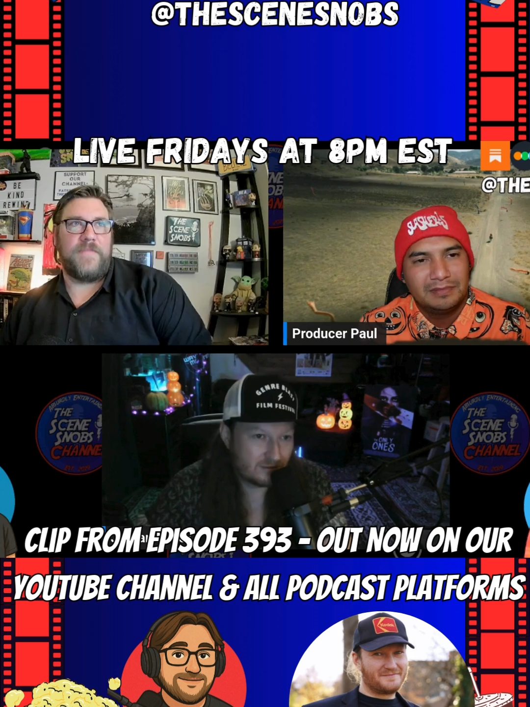 Clip from The Scene Snobs Podcast episode 393 