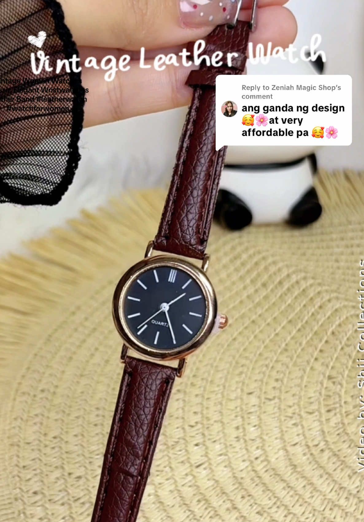 Replying to @Zeniah Magic Shop  Vintage Women Watches Classic Elegant Wristwatches Leather Band #leatherwatch #watchforwomen #wristlet #vintagewatch