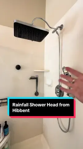 Rainfall shower 13” head with 157 jets, 5 rain settings, includes a handheld spray with 10 modes. The nozzles are silicone, so you don’t have to worry about crusty buildup.  #rainfallshower  #spotlightfinds  #tiktokshopcreatorpicks  #tiktokshopfinds  #tiktokshopblackfriday  