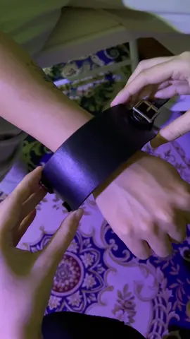 2 in 1 with Raven Black Leather 🖤🖤🖤#leather #alternative #altfashion #darkromance #bracelet 