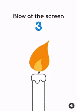 Blow the candle out for a big surprise…. 🕯️ #aaronjholt #fyp #animation #fooledyou #funny 