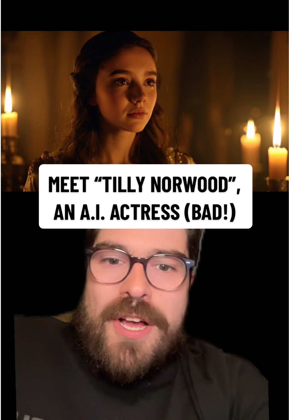 Are we this starved for movie stars in 2025??? You might have heard the news about “Tilly Norwood” an A.I. actress who is in talks with major talent agencies and if European studio  Particle6 has anything to say about it.. is the future of entertainment. We cannot normalize this! (source: @Deadline) #ai #hollywood #tillynorwood #actors #movies 