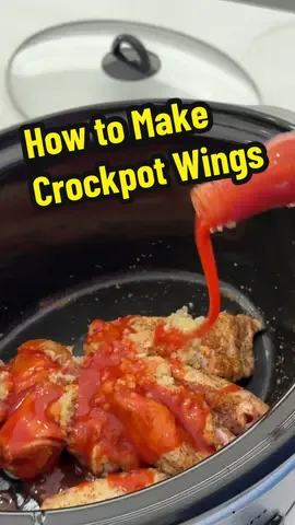 How to Make Crockpot Chicken Wings #wings #crockpot #EasyRecipe 