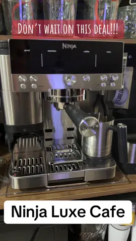 DO NOT wait on this!!  Today is 9/27, so we don’t know how long the coupon will be available!!  Grab it while you can- and don’t forget TikTok offers payment installments if you need the option!!  You can thank me later for all the fun you will have making your coffee and money you will save by not getting drive thru!!  #ninjakitchen #ninjaluxecafé #ninjaluxecafe #younglife #itsafamilything @Ninja Kitchen 