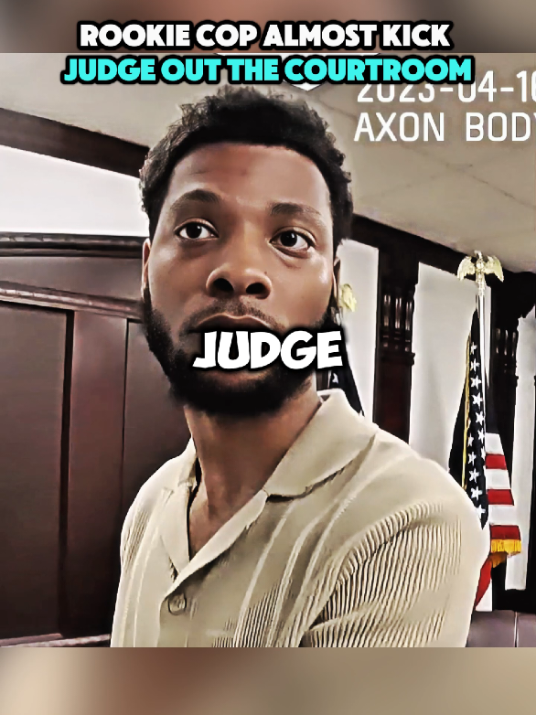 ◾Rookie Cop Almost Kick Judge Out The Courtroom😱⁉️ #record #filmproduction #actor #cop #filming 