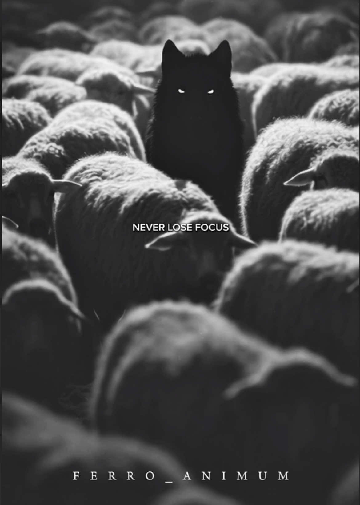 Never lose focus. Train your mind. LINK IN BIO #lifequotes #motivation #warriormindset #wolf #discipline 