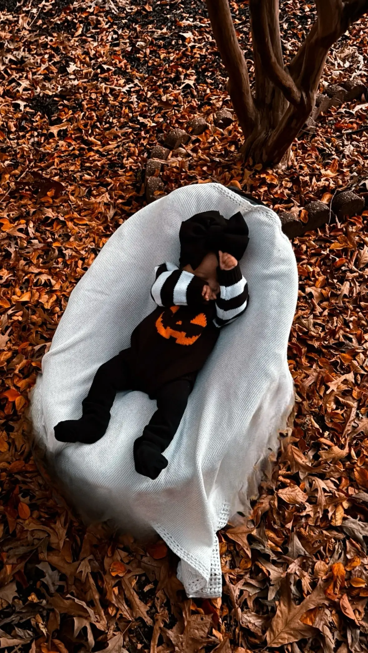 Tb to my bbgirls first Autumn 🍂 #girlmom 