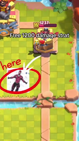 Poor guy must have blinked or something 😂 #clashroyale #wallywest #dartgoggins 
