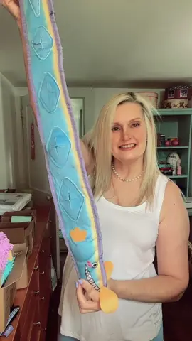 If you're looking for a way to keep your dog entertained, look no further! This is a **snuffle toy**, which means it has pockets all over the outside where you can hide treats and your dog has to sniff them out. It also has **squeakers inside** to keep them engaged. As you can see, she absolutely loves it! Since getting this toy, she **waits for her enrichment** every single day. Check it out now and see the difference! @Nocciolatoys #nocciolatoys #dogtoys #dog #tictokshop #fyp 