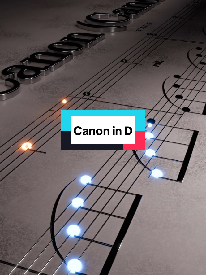 Canon in D – Johann Pachelbel #sheetmusic #b3d #pachelbel #canonind #fypage 