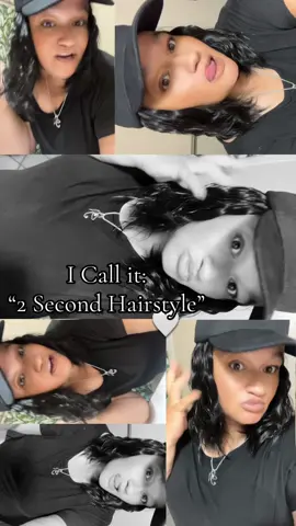 This ball cap wig is amazing!!! I call it my 2 minute hairstyle… #hair#tiktokshopfinds #wig 