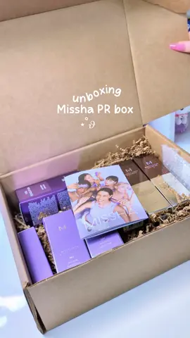 Thank you SO much @missha.official for sending me this PR box packed with the new perfect cover BB cream collection! I can't wait to test everything out!! 💜 #missha #beautycreator #kbeauty #prunboxing #fyp 