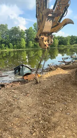 Sunk machine #roller recovery #water logged 