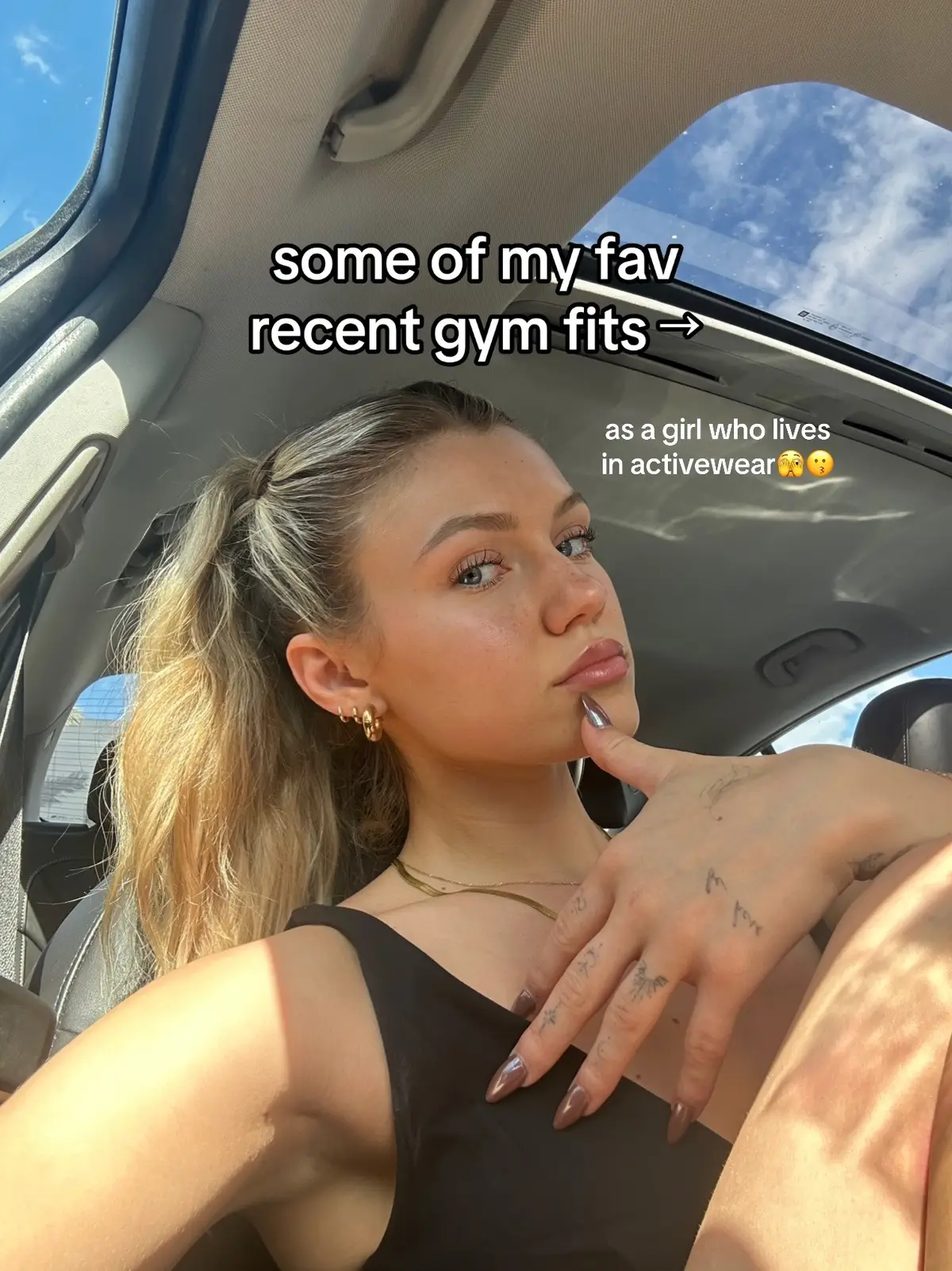 love me a lil gym fit 😙 #gymfitinspo #activewearfashion #gymfashion #matchingworkoutset #gymgirlinspo 