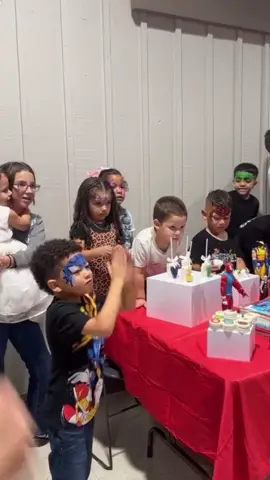 Mini Spiderman very excited because his best friend has a birthday ❤️ #Gekyume 
