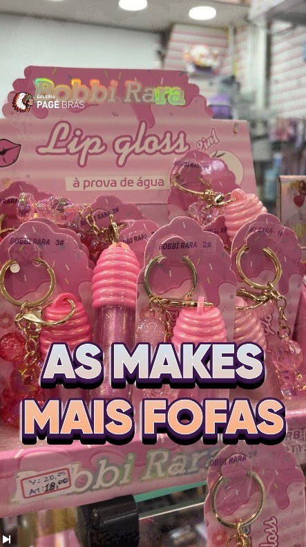 💄 Novidades de maquiagem e cosméticos na Galeria Page Brás! Produtos incríveis disponíveis no atacado e varejo, perfeitos para você ou para revender. Venha conferir as tendências e lançamentos que vão transformar sua rotina de beleza! Lana Beauty @lanabeautymake (11) 961729013 #GaleriaPagéBrás #ShoppingImportados #ShoppingEletrônicos