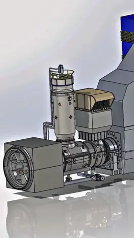 PLTG Brand Asea Brown Boveri 125 MW UBP Prikuk 2.1. #mechanicalengineering #autocad #powerplant #pln #fyp 