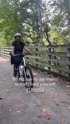 There’s no set age to stop riding a bike; 🚲  the decision depends on individual balance, strength, and overall health.  I plan to bike, wear heels & dance in my 80s. 🚲 👠 💃 😂 I’d like to know what fun things you’ll keep doing in your future years. 🤷🏽‍♀️  #ifyoubelieveyoucanachieve  Happy Saturday y’all. 👋  #nature #ride #biking #frommybigeyes