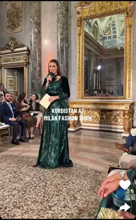 KURDISTAN MILAN FASHION SHOW #kurdistan #fashion #laradizaye ♥️☀️💚