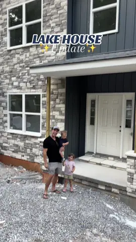 Lake house update!! 🏠  #lakehouse #lake #lakehome #newbuild #newhouse #Home 