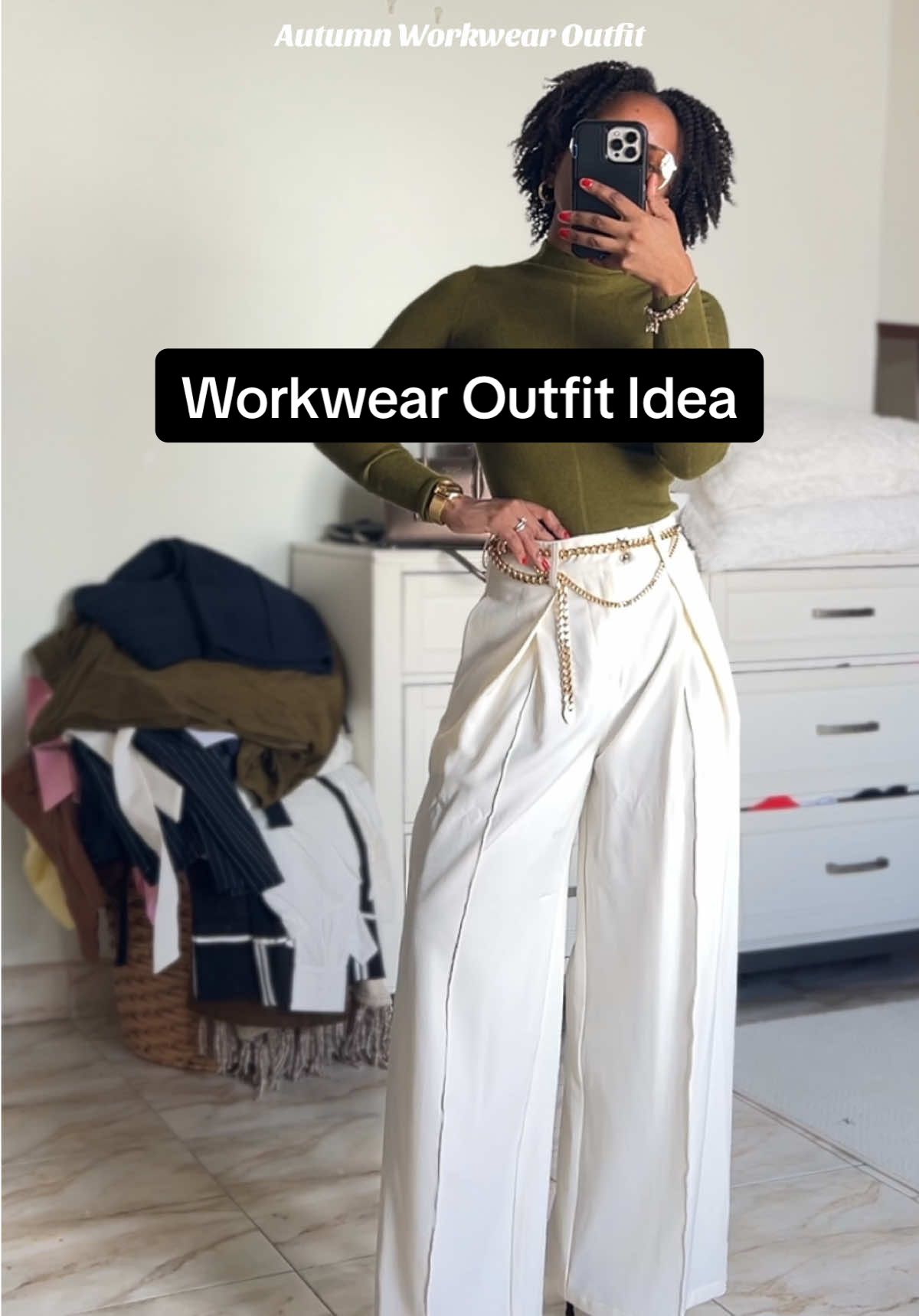 Autumn Workwear Outfit Idea #autumnworkwear #workwearootd #workoutfitideas 