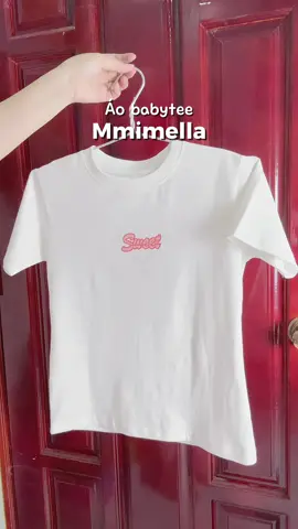 Áo babytee Sweet basic Mmimella #mmimella #aobabytee #babytee #ao #thoitrang 