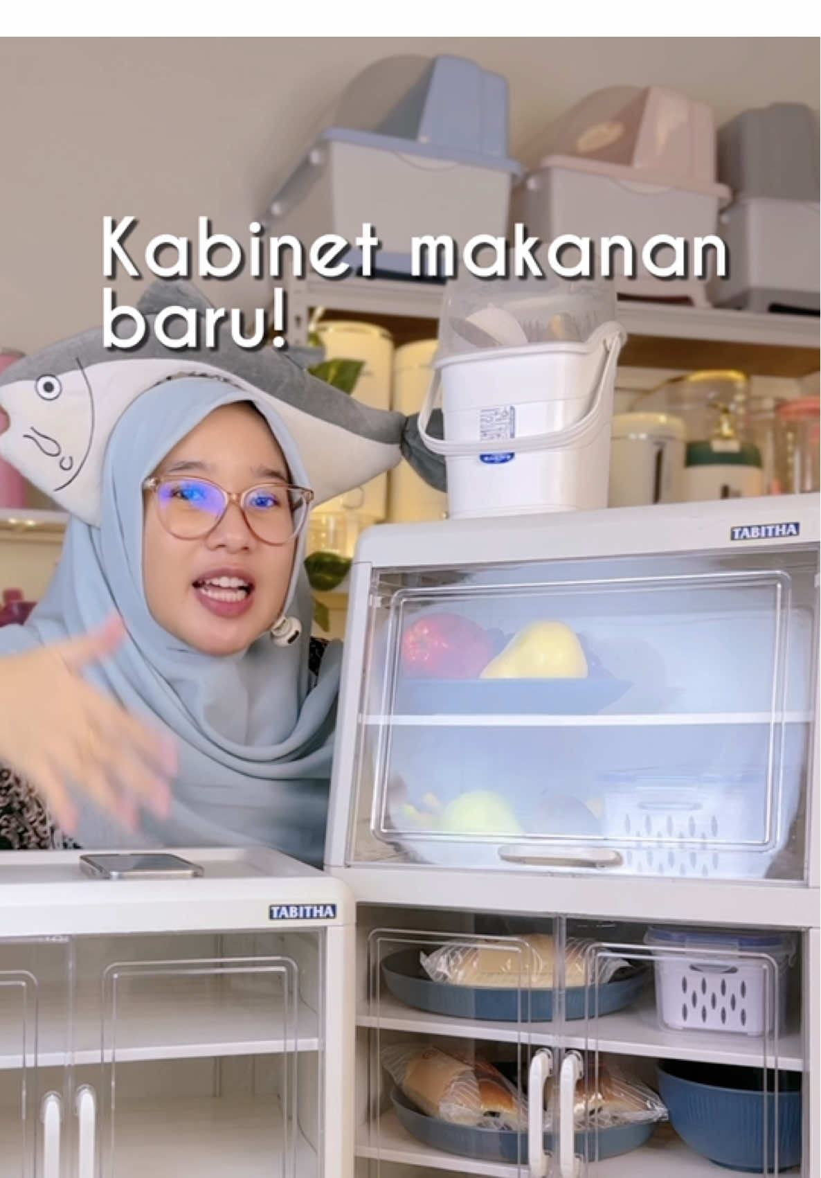 Nemu kabinet makanan model terbaru nih bun #rakmakanan #tudungsajisusun #lemarimakanan #tudungsajiviral #kabinetmakanan 