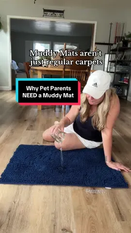 Muddy Mats soak up EVERYTHING and make my life easier! #carpets #pettips #doormat #rainyday #dogs