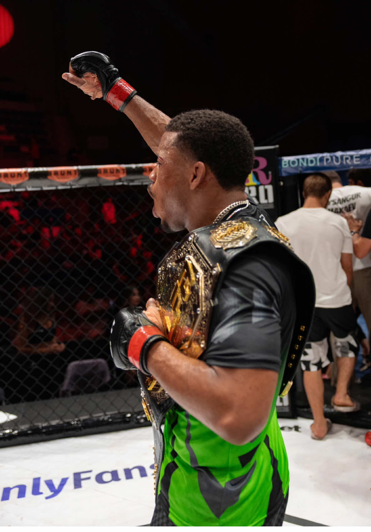 #AndStill LFA Interim Lightweight Champion 🏆🔥🇧🇷 Jefferson Nascimento def. Baysangur Makaev — Decision (Unanimous), 48-47, 48-47, 49-46 🇪🇸 #LFATenerife #LFA218  @UFC FIGHT PASS  @Monster Energy 
