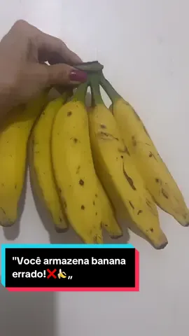 #armazenamento #inteligente #banana#truques #simples 🍌👏🏻🙌🏻