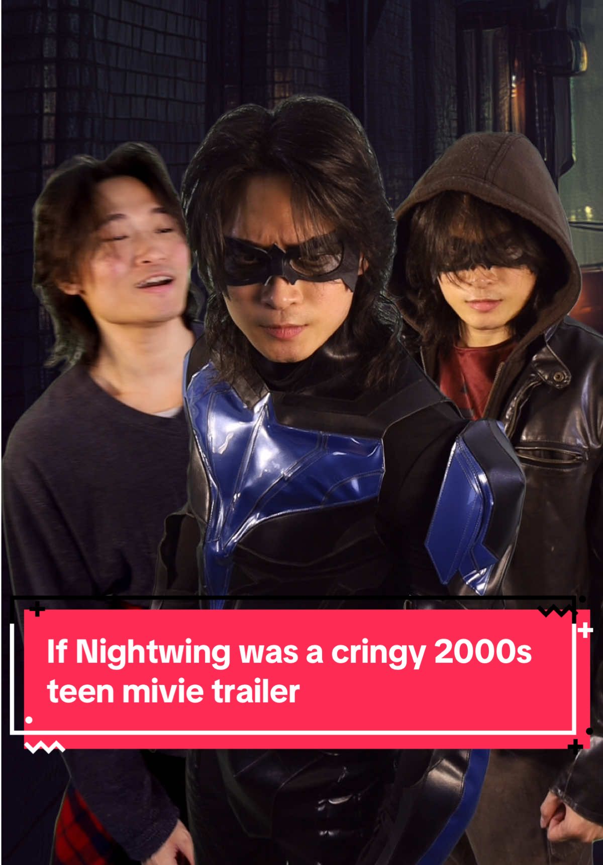 If Nightwing was a cringy 2000s teen movie trailer #2000s #nightwing #teentitans #dynamicduo #dcu 