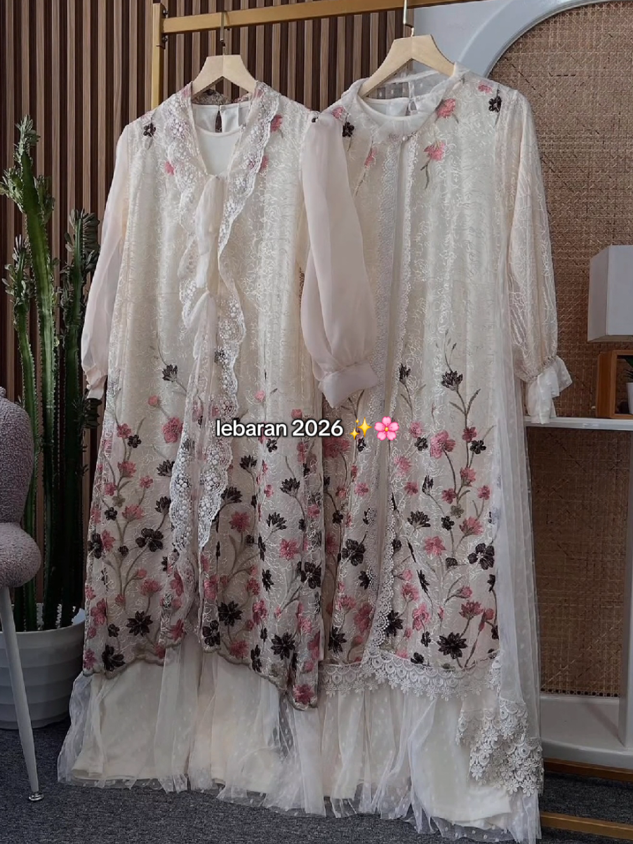 rekomendasi dress mewah untuk lebaran 2026  #promomakangajian #bajulebaran #outfitlebaran #lebaran2026 #OOTD 