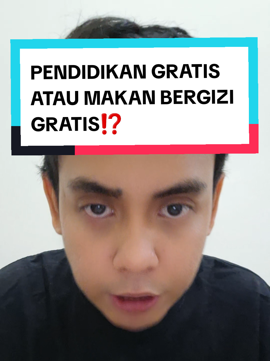 Pertanyaan “lebih penting pendidikan gratis atau makan bergizi gratis?” itu jebakan logika. Rakyat tidak perlu memilih. Kita berhak pendidikan gratis yang berkualitas dan makanan bergizi yang sehat sekaligus. Kalau negara memaksa kita memilih, itu artinya ada yang salah dalam prioritas anggaran. Ingat, konstitusi sudah jelas: mencerdaskan kehidupan bangsa dan menyejahterakan rakyat. Bukan mencerdaskan segelintir elit politik. #pendidikan #mbg #makanbergizigratis #sekolah #sekolahdasar 