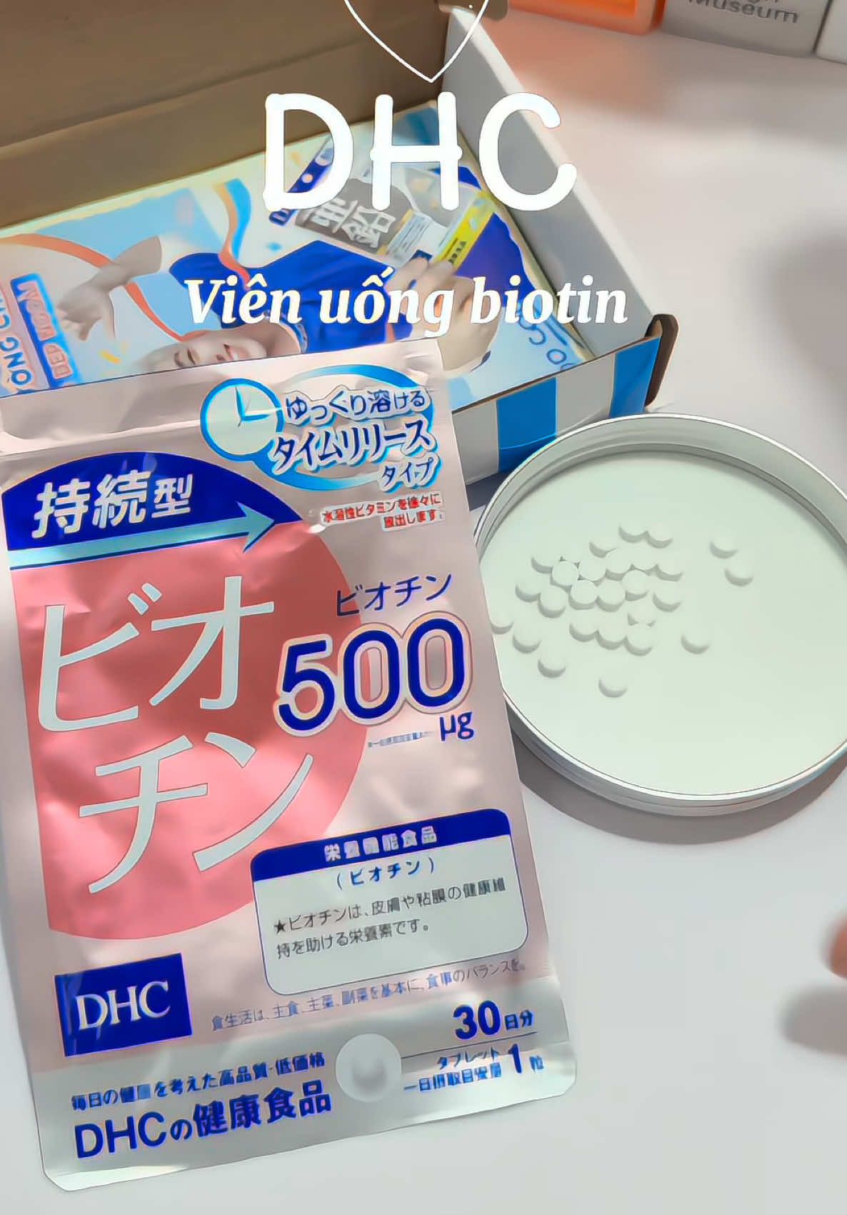 Tóc yếu, hay gãy rụng thì tham khảo viên uống DHC biotin nhen mấy bà #dhcvietnam #dhc #thucphamchucnang #khoedepmoingay #viral 